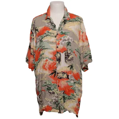 Short sleeve shirt (Gray, Orange, Green) from Mauro Ferrini Viscose