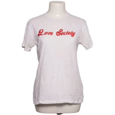 T-shirt (White, Red) from Ganni Cotton