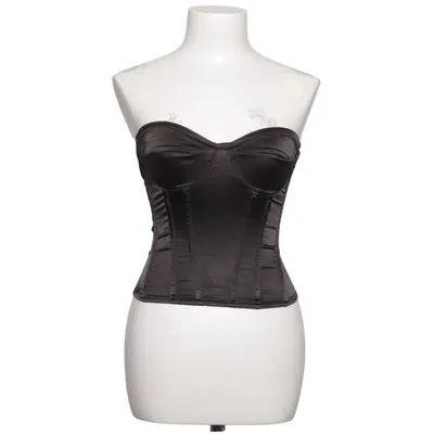 Korsett (Svart) från Shein Elastan, Polyester