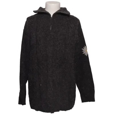 Sweater (Grå) fra Petressa Akryl, Alpacauld, Merinould