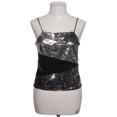 Top (Black, Silver) from Fashion Concept Cotton, Elastane