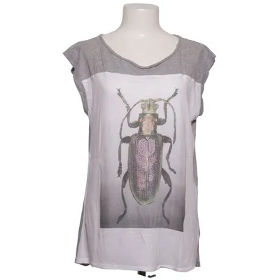 T-shirt (Grå, Vit, Flerfärgad) från Bloom Bomull, Modal