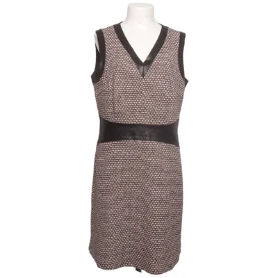 Kleid (Braun, Schwarz, Weiß) von Modee Elasthan, Polyester