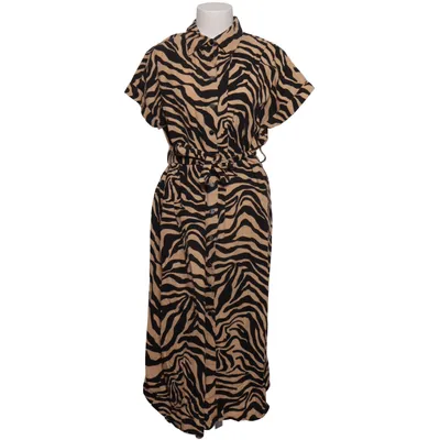 Shirt dress (Beige, Black, White) from Mango Cotton