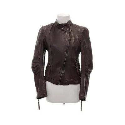 Bikerjacka (Brun) från Oakwood Polyester