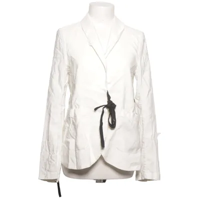 Blazer (Weiß) von Hannes Roether Leinen, Seide