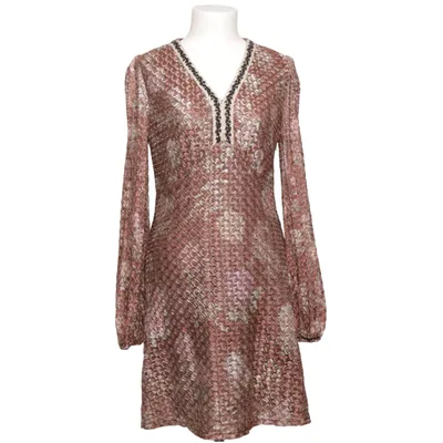 Kleid (Braun, Pink) von 101 Idees Acryl