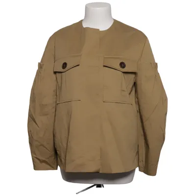 Jakke (Beige) fra Mango Suit Bomuld, Elastan
