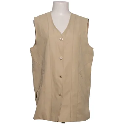 Leren vest (Beige) van Mian