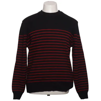 Sweater (Black, Red) from Saint James Wool