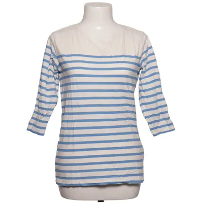 Lange mouwen shirt (Wit, Blauw) van Living Crafts Organisch katoen