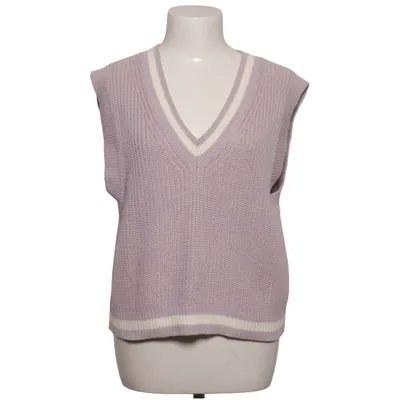 Pull sans manches (Violet, Blanc) de Divided by H&M Acrylique