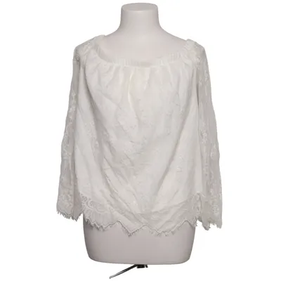 Blouse (White) from American Eagle Cotton, Polyamide, Polyester