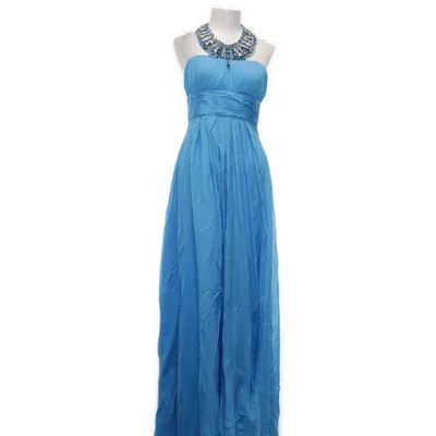 Avondjurk (Blauw) van Aidan Mattox Polyester, Zijde