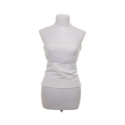 Tubetop (Hvid) fra H&M Basic Bomuld, Elastan