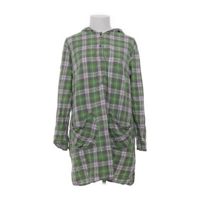Capuchon jurk (Groen, Grijs, Wit) van Rainbow Collection Katoen