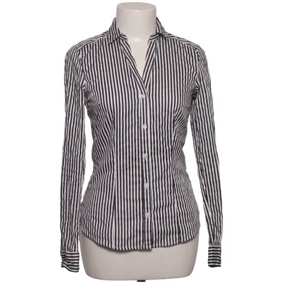 Shirt (Zwart, Wit) van H&M Modern Classic Katoen, Elastaan, Polyamide, Polyester