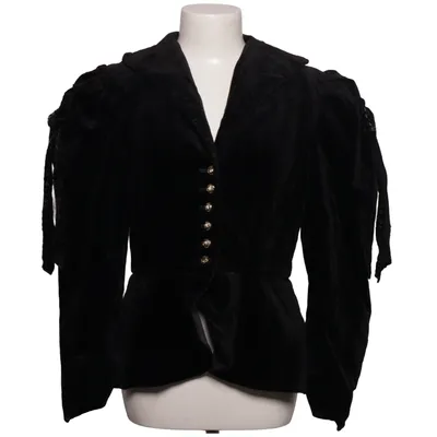 Blazer (Black) from Helene Straßer Acetate, Cotton, Polyester