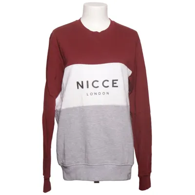 Sweatshirt (Rood, Wit, Grijs) van Nicce Katoen, Polyester