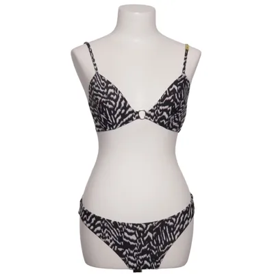 Bikini (Black, White, Multicolored) from Calvin Klein Swimwear Elastane, Polyamide