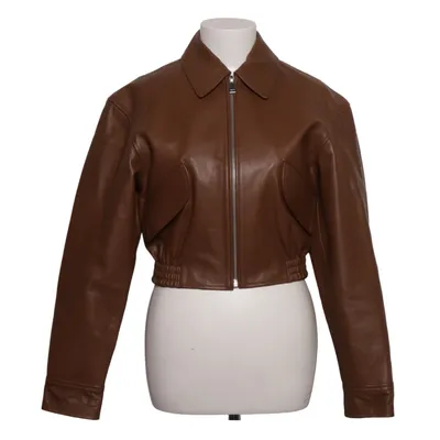 Leather jacket (Cropped aviator jacket ) from Tibi Leather, Viscose