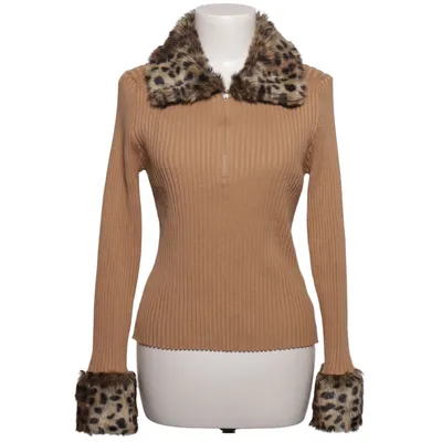 Sweater (Beige, Brun, Sort) fra Jasmine Elastan, Polyamid, Viscose