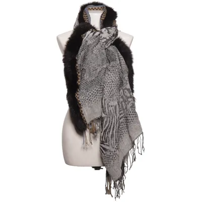 Scarf (Gray, Black, Multicolored) from Ahmaddy