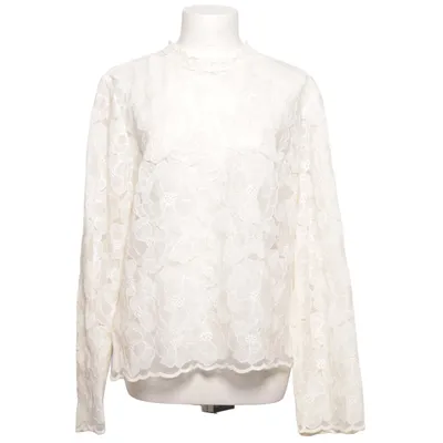 Bluse (Weiß) von Promod Baumwolle, Polyester