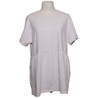 Top (Wit) van Missguided Plus Katoen, Elastaan