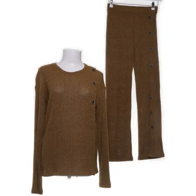 Set (Brun) från Zara Trafaluc Polyester, Viskos