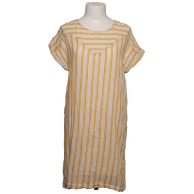 Robe (Jaune, Blanc) de MKT Studio Coton, Lin, Viscose