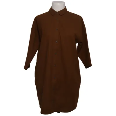 Skjortekjole (Brun) fra Anecdote Elastan, Polyester, Viscose