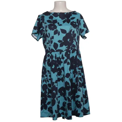 Jurk (Blauw, Zwart) van Lady Vintage Katoen, Elastaan