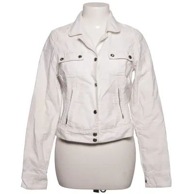 Denim jacket (White) from Leon Cotton, Polyamide, Polyester