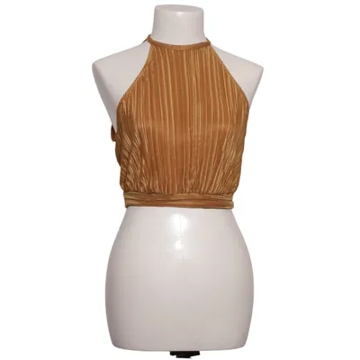 Top (Plisse Tie Back Top) from NLY One Polyester