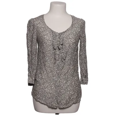 Bluse (Hvid, Blå, Grå) fra Mango Casualwear Silke, Viscose