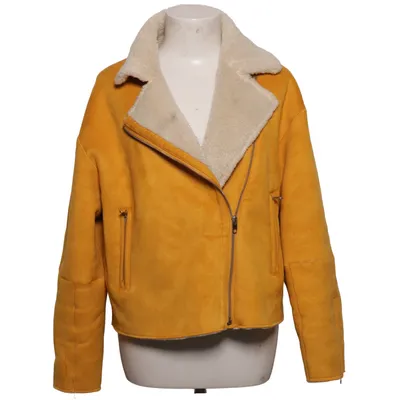 Shearling jacket (Yellow) from Zara Basic Outerwear