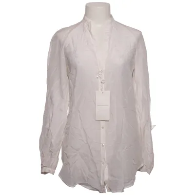 Blouse (White) from Tru Trussardi Cotton, Silk
