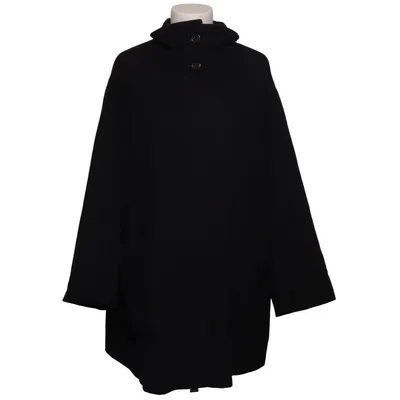 Coat (Black) from DinoModa Cashmere, Polyamide, Wool