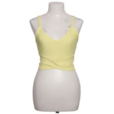 Crop top (Yellow) from Ambar Acrylic, Cotton, Polyester