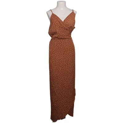 Omlottklänning (Brun, Vit) från ASOS Design Polyester