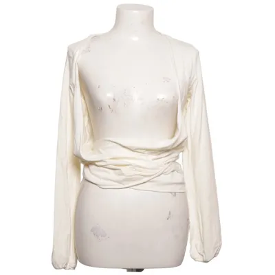 Wrap blouse (White) from Usa Pro Cotton, Elastane, Viscose