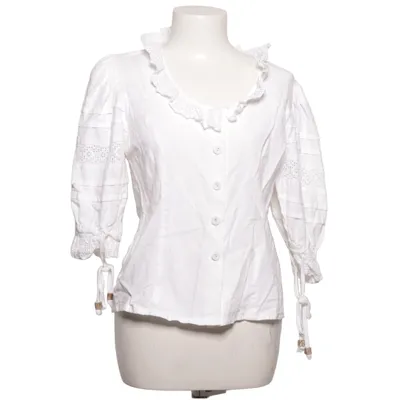 Blouse (Wit) van Creation Linnen, Viscose