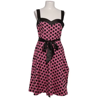 Dress (Pink, Black) from Dress Tells Cotton, Elastane