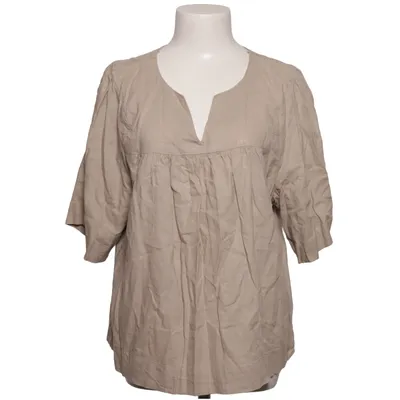 Blus (Beige) från Papaya Linne, Viskos