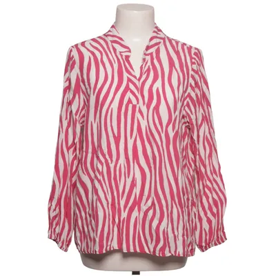Blouse (Pink, White) from Selected Touch Viscose