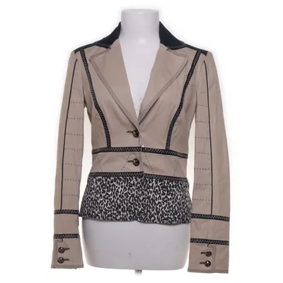 Kavaj (Beige, Svart, Flerfärgad) från Class Roberto Cavalli Bomull, Elastan