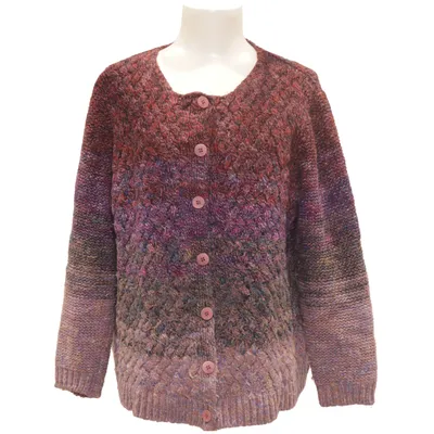 Cardigan (Multicolored) from Capuccino Acrylic, Wool
