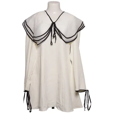 Bluse (Hvid, Sort) fra Sister Jane Elastan, Polyester