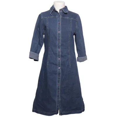 Denim jurk (Blauw) van Broadway Katoen, Elastaan, Polyester